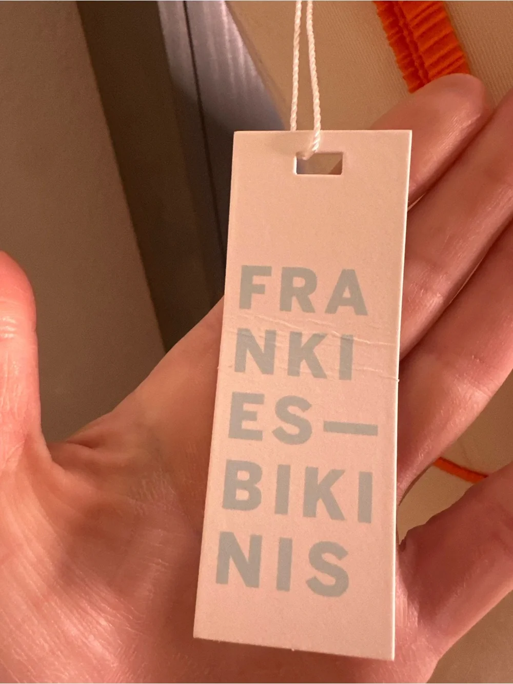 NWT Frankie’s Bikini’s Orange Underwire Swim Top - Size Medium. Campbell Plissé